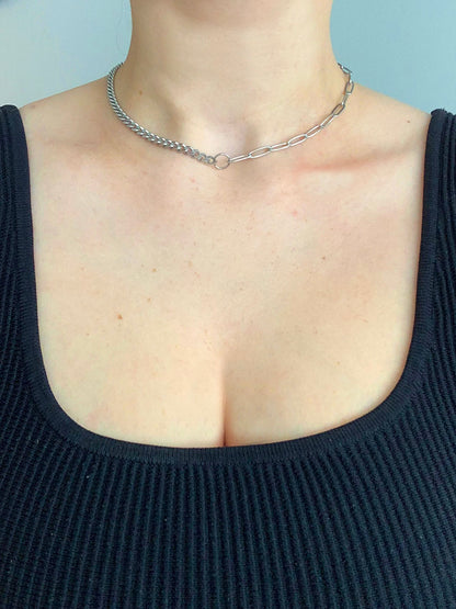 HALF N HALF Choker